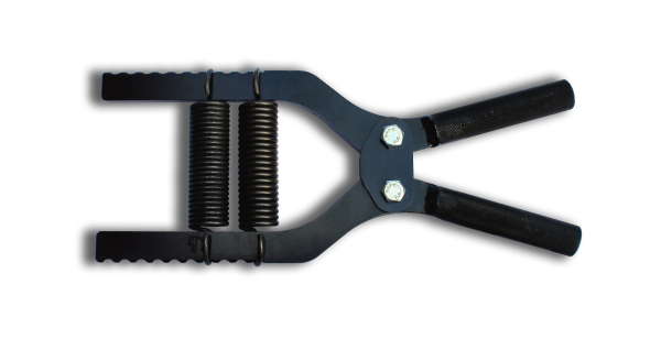 Adjustable Handgripper black – double mounted